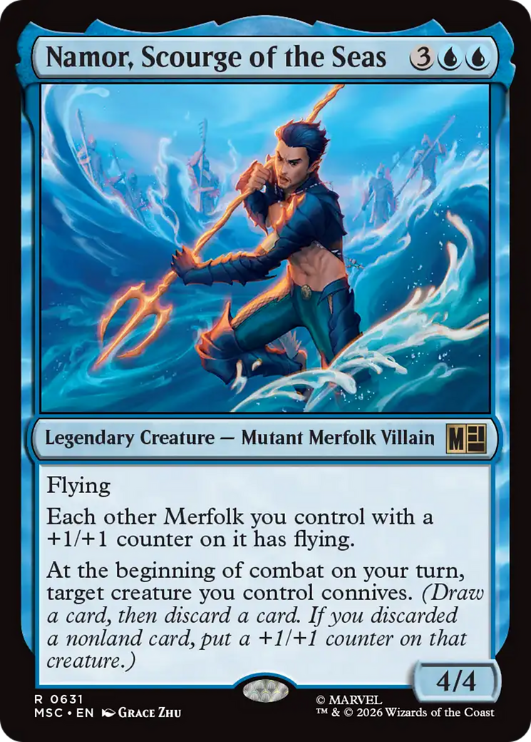 Namor, Scourge of the Seas [Marvel Super Heroes Commander] | Shuffle n Cut Hobbies & Games