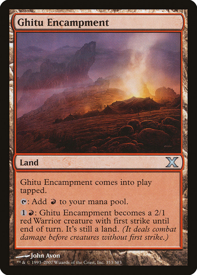 Ghitu Encampment [Tenth Edition] | Shuffle n Cut Hobbies & Games