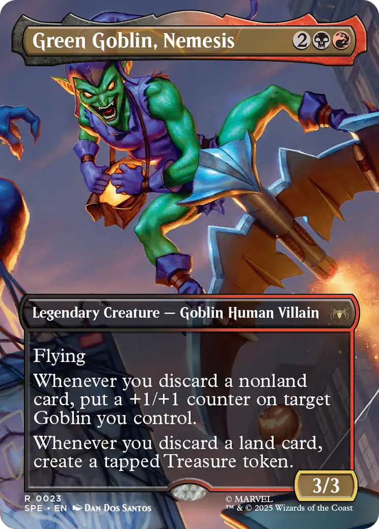 Green Goblin, Nemesis (Borderless) [Marvel's Spider-Man: Eternal-Legal] | Shuffle n Cut Hobbies & Games