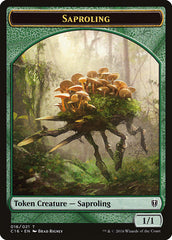 Saproling (016) // Spirit (006) Double-Sided Token [Commander 2016 Tokens] | Shuffle n Cut Hobbies & Games
