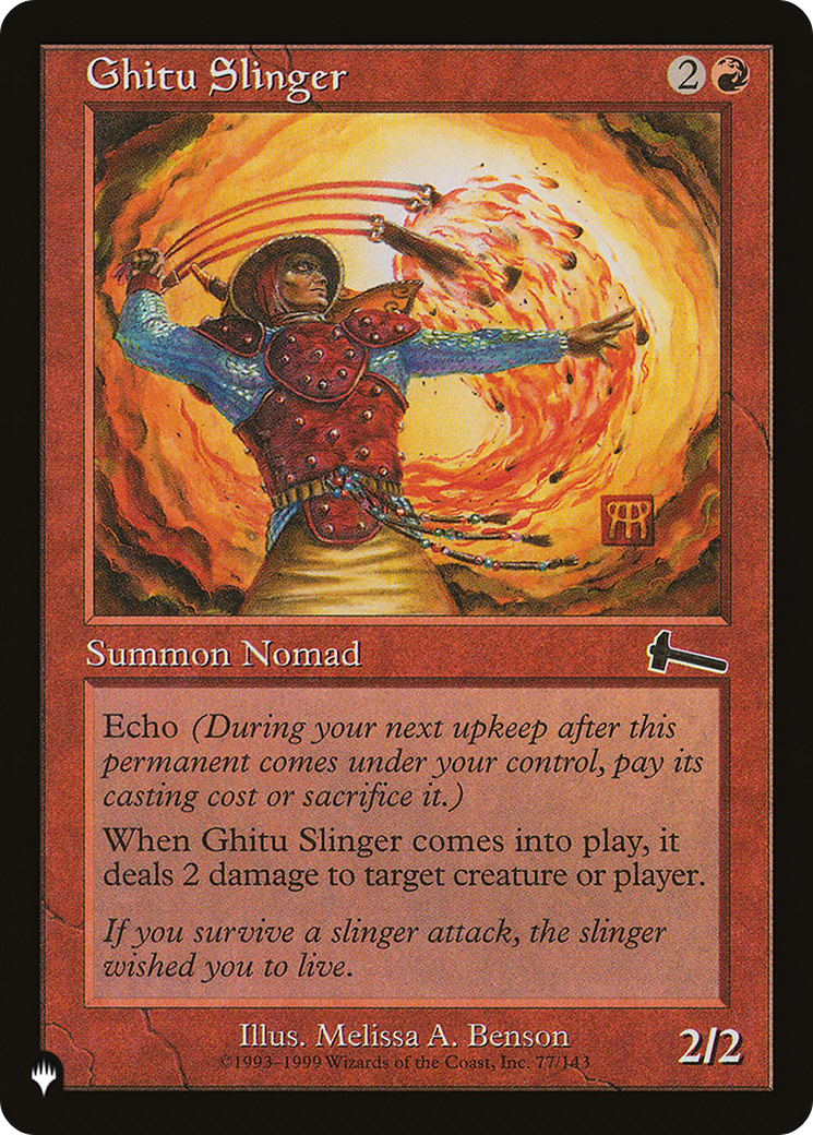 Ghitu Slinger [The List] | Shuffle n Cut Hobbies & Games
