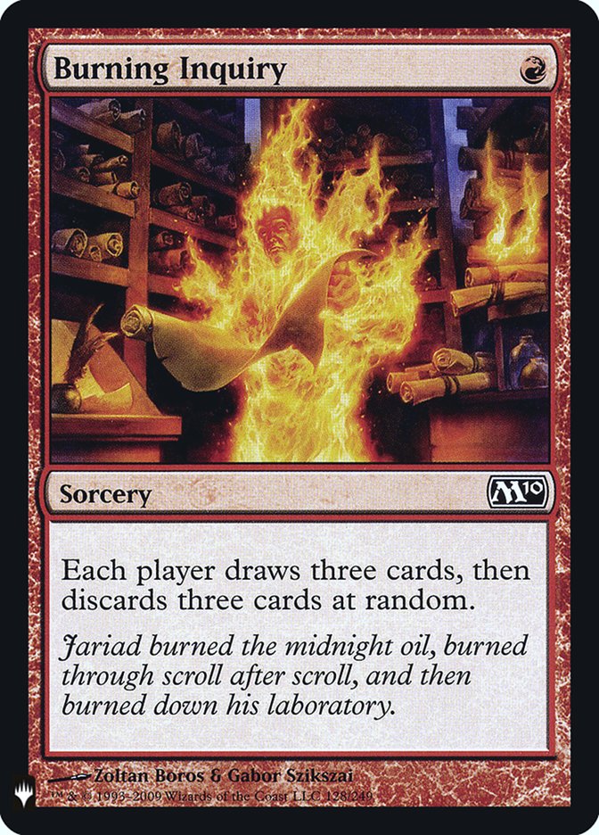Burning Inquiry [Mystery Booster] | Shuffle n Cut Hobbies & Games