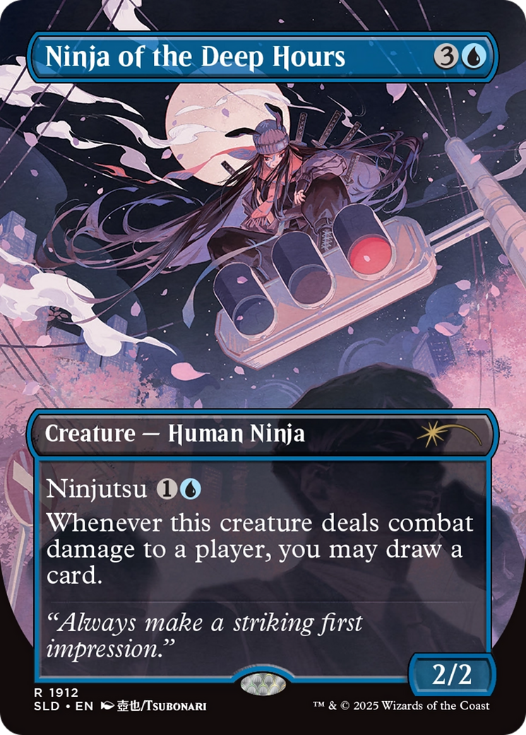 Ninja of the Deep Hours (Rainbow Foil) [Secret Lair Drop Series] | Shuffle n Cut Hobbies & Games