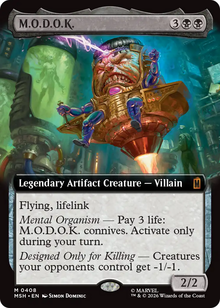 M.O.D.O.K. (Extended Art) [Marvel Super Heroes] | Shuffle n Cut Hobbies & Games