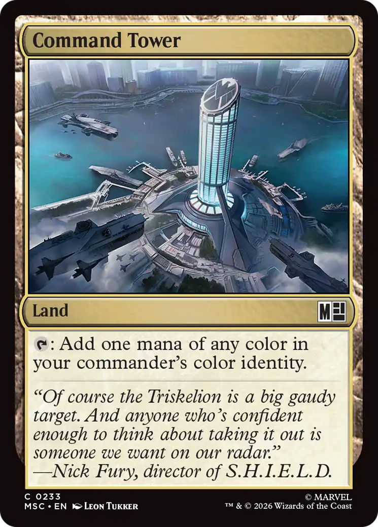 Command Tower [Marvel Super Heroes Commander] | Shuffle n Cut Hobbies & Games