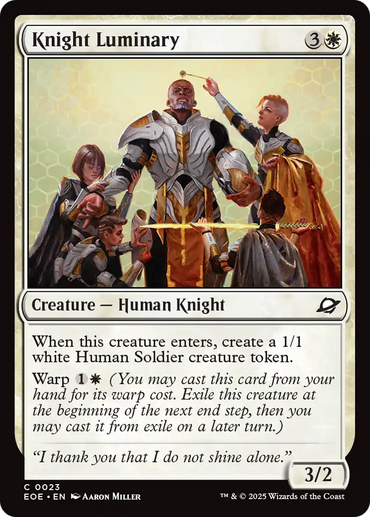 Knight Luminary [Edge of Eternities] | Shuffle n Cut Hobbies & Games