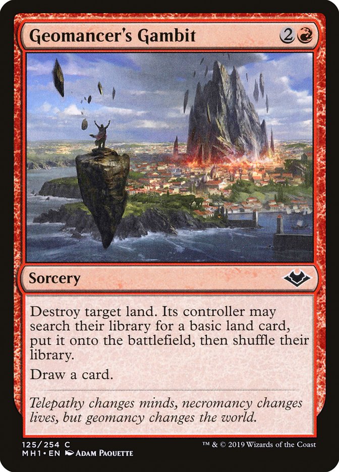 Geomancer's Gambit [Modern Horizons] | Shuffle n Cut Hobbies & Games