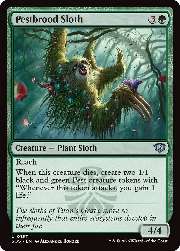 Pestbrood Sloth [Secrets of Strixhaven] | Shuffle n Cut Hobbies & Games