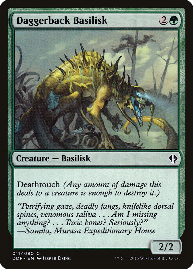 Daggerback Basilisk [Duel Decks: Zendikar vs. Eldrazi] | Shuffle n Cut Hobbies & Games