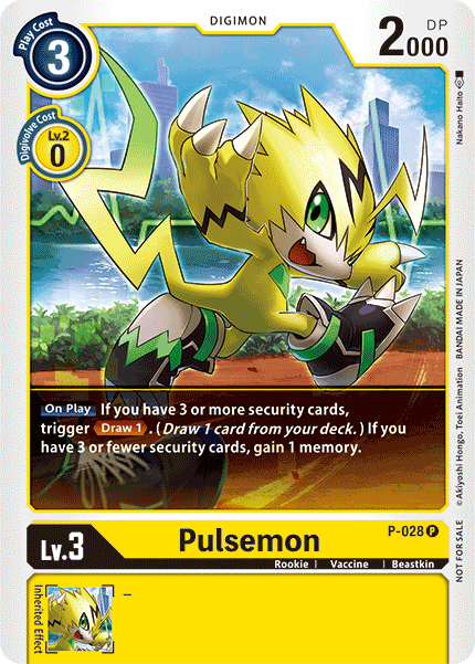 Pulsemon [P-028] [Promotional Cards] | Shuffle n Cut Hobbies & Games