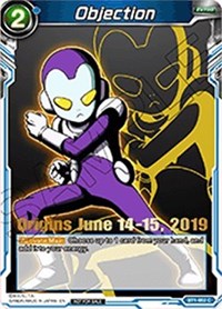 Objection (Origins 2019) (BT1-052_PR) [Tournament Promotion Cards] | Shuffle n Cut Hobbies & Games