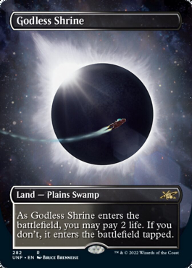 Godless Shrine (Borderless) [Unfinity] | Shuffle n Cut Hobbies & Games