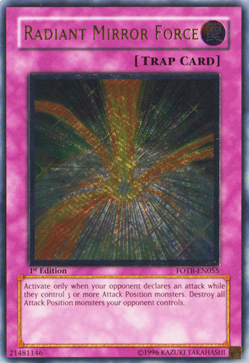 Radiant Mirror Force [FOTB-EN055] Ultimate Rare | Shuffle n Cut Hobbies & Games