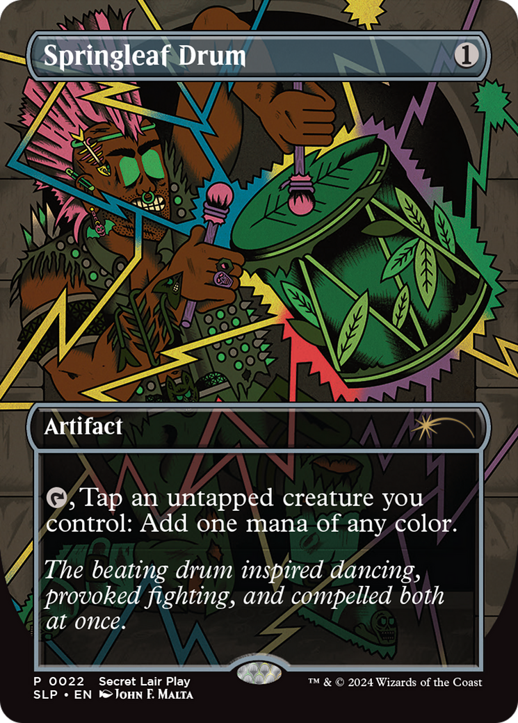 Springleaf Drum [Secret Lair Showdown] | Shuffle n Cut Hobbies & Games