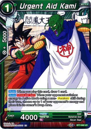 Urgent Aid Kami (BT7-066) [Assault of the Saiyans] | Shuffle n Cut Hobbies & Games