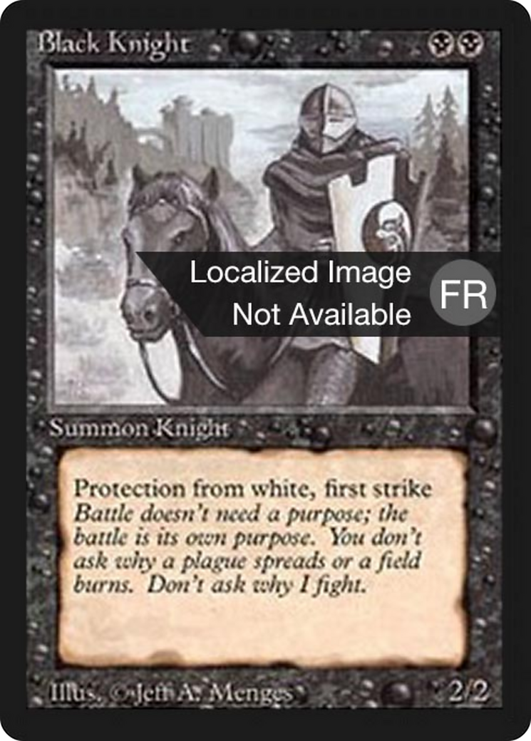 Black Knight [Foreign Black Border] | Shuffle n Cut Hobbies & Games