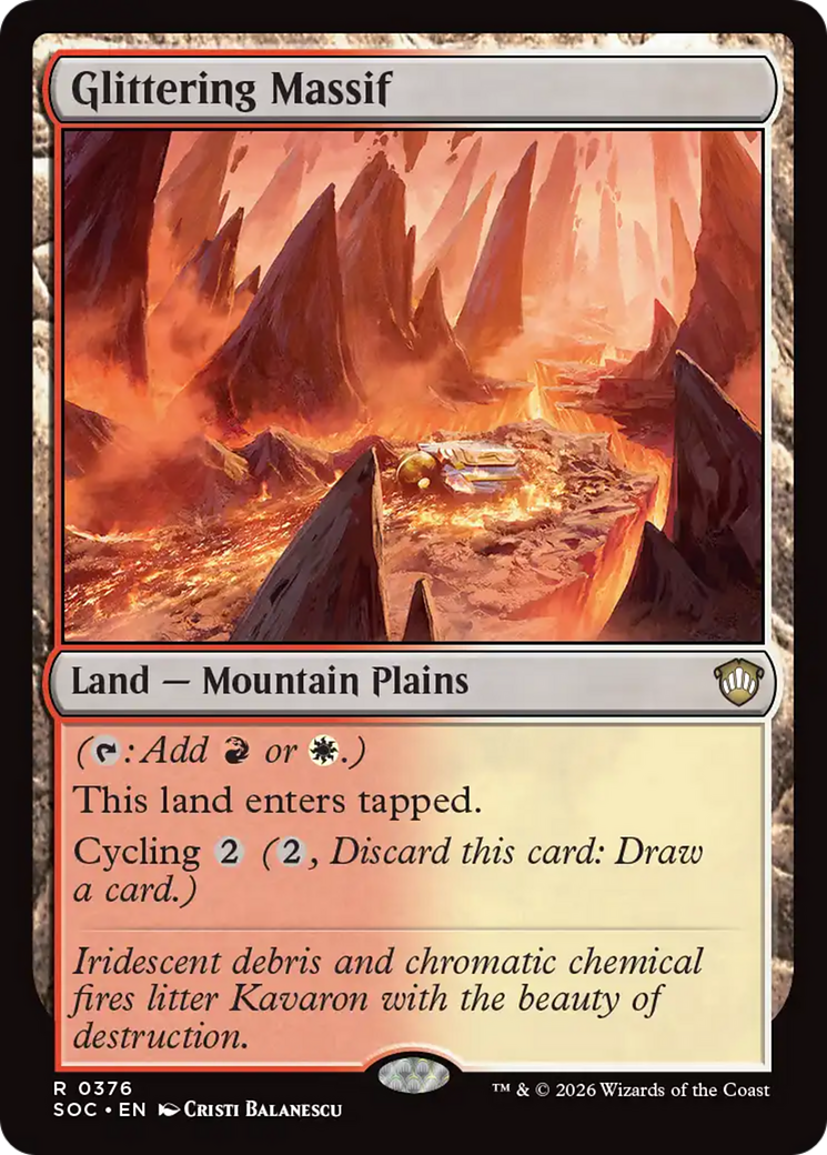 Glittering Massif [Secrets of Strixhaven Commander] | Shuffle n Cut Hobbies & Games