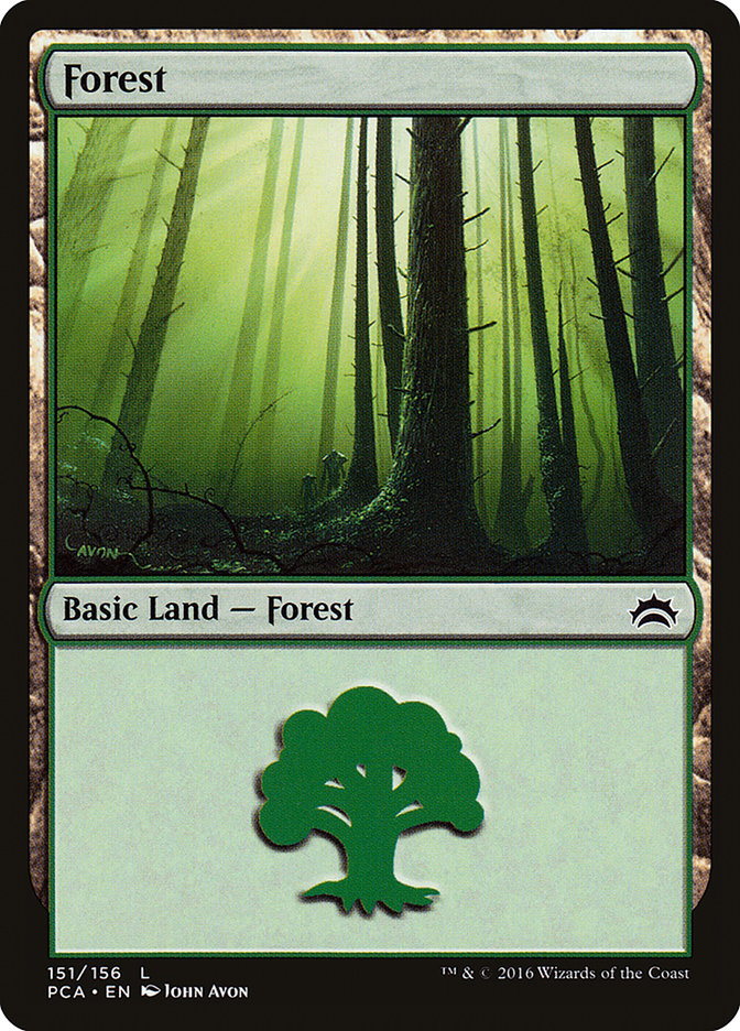 Forest (151) [Planechase Anthology] | Shuffle n Cut Hobbies & Games
