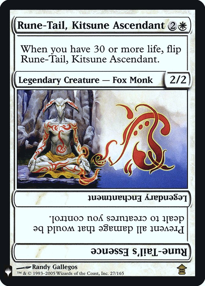 Rune-Tail, Kitsune Ascendant // Rune-Tail's Essence [Mystery Booster] | Shuffle n Cut Hobbies & Games