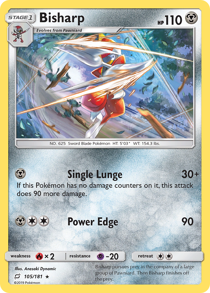Bisharp (105/181) [Sun & Moon: Team Up] | Shuffle n Cut Hobbies & Games