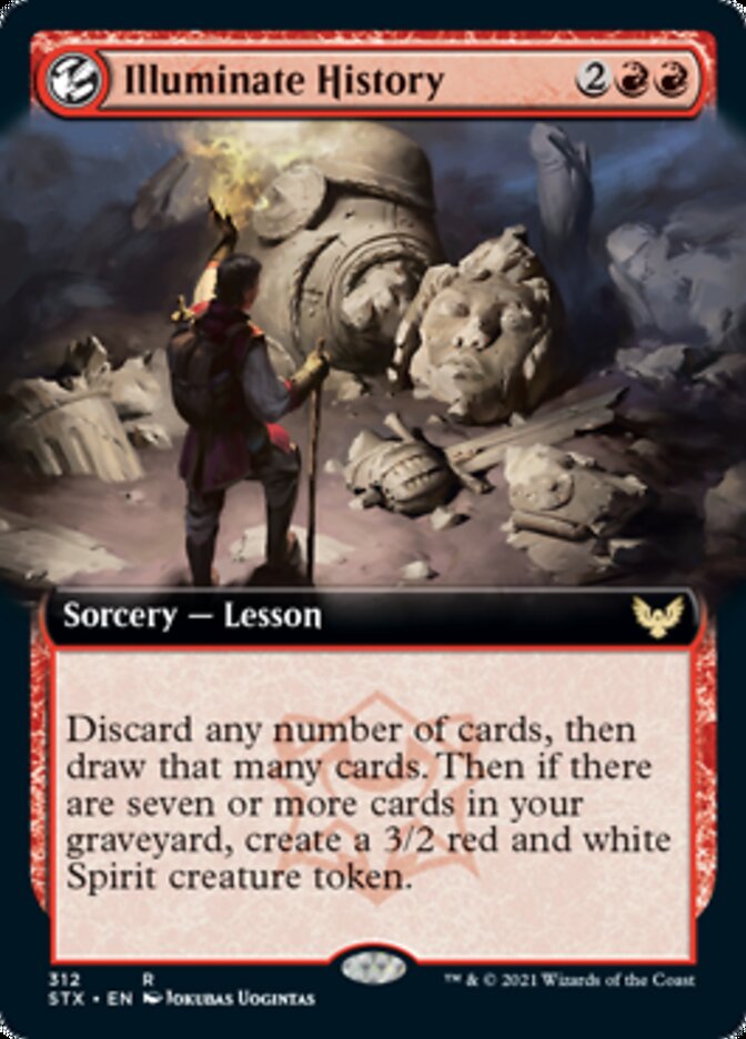Illuminate History (Extended Art) [Strixhaven: School of Mages] | Shuffle n Cut Hobbies & Games