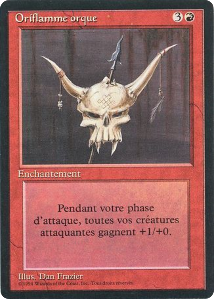 Orcish Oriflamme [Foreign Black Border] | Shuffle n Cut Hobbies & Games
