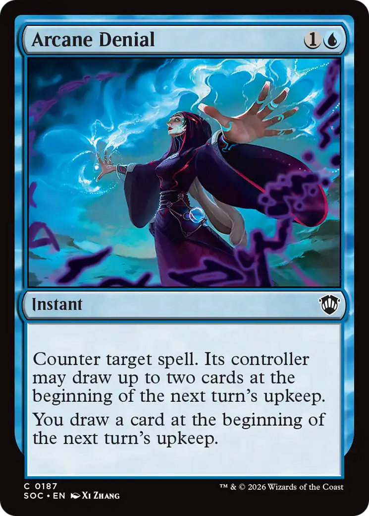 Arcane Denial [Secrets of Strixhaven Commander] | Shuffle n Cut Hobbies & Games