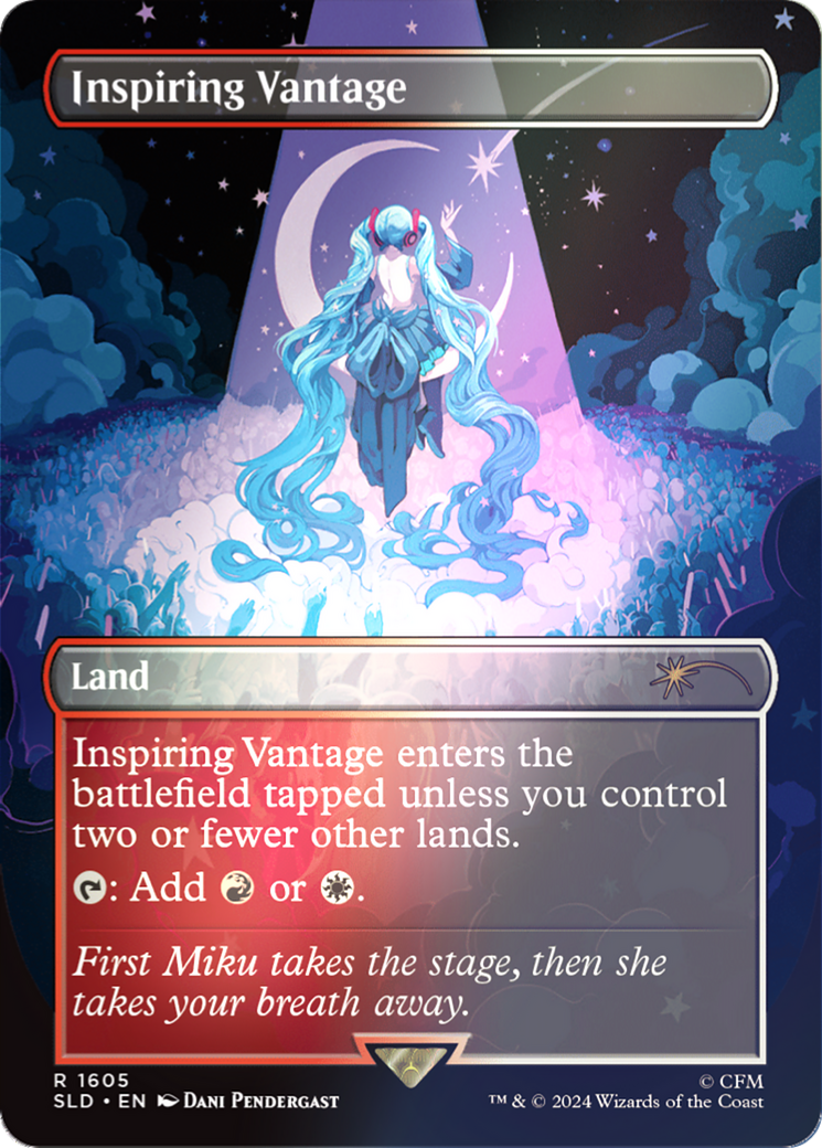 Inspiring Vantage (1605) (Rainbow Foil) [Secret Lair Drop Series] | Shuffle n Cut Hobbies & Games