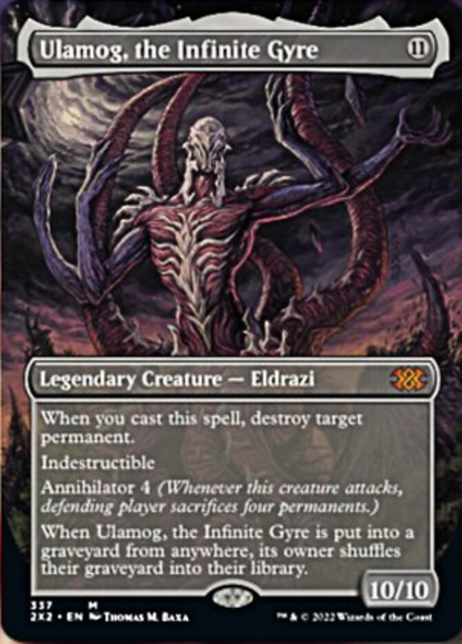 Ulamog, the Infinite Gyre (Borderless Alternate Art) [Double Masters 2022] | Shuffle n Cut Hobbies & Games