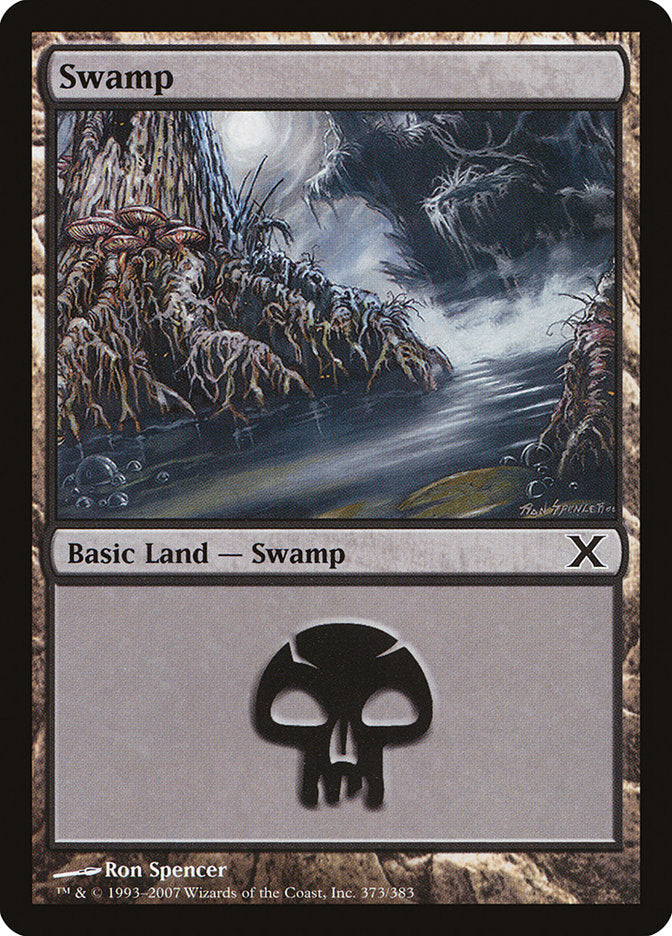 Swamp (373) [Tenth Edition] | Shuffle n Cut Hobbies & Games