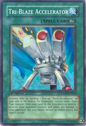 Tri-Blaze Accelerator [FOTB-EN041] Super Rare | Shuffle n Cut Hobbies & Games