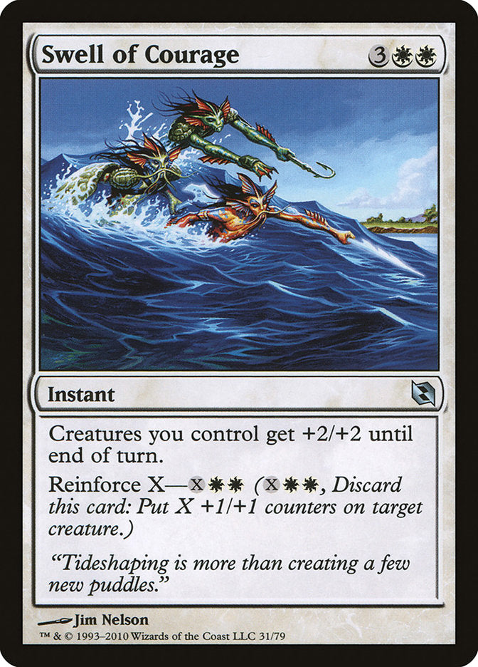 Swell of Courage [Duel Decks: Elspeth vs. Tezzeret] | Shuffle n Cut Hobbies & Games