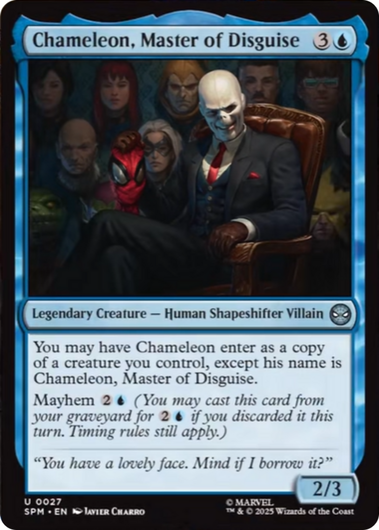 Chameleon, Master of Disguise [Marvel's Spider-Man] | Shuffle n Cut Hobbies & Games