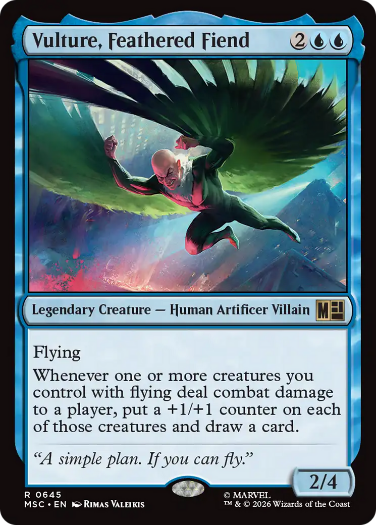 Vulture, Feathered Fiend [Marvel Super Heroes Commander] | Shuffle n Cut Hobbies & Games
