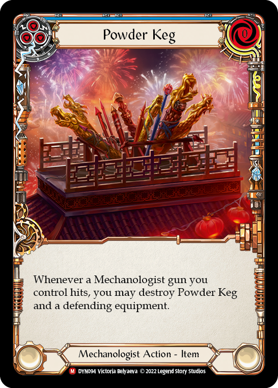 Powder Keg [DYN094] (Dynasty)  Rainbow Foil | Shuffle n Cut Hobbies & Games