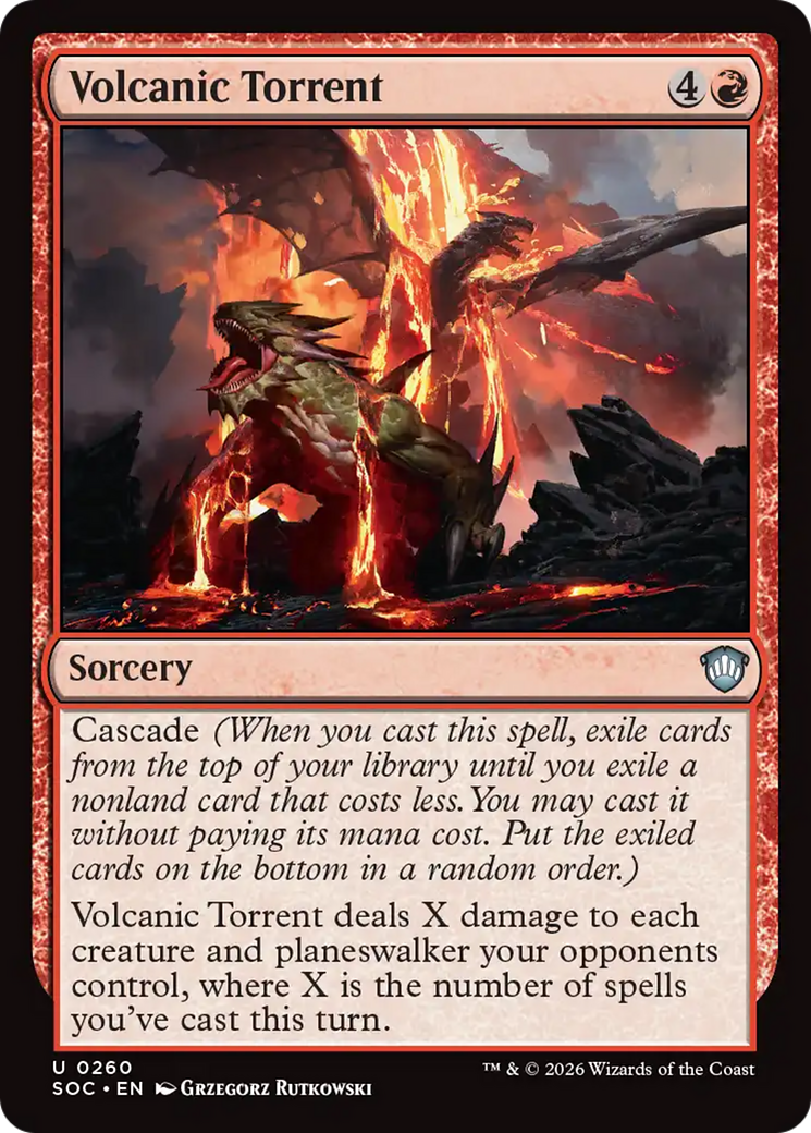 Volcanic Torrent [Secrets of Strixhaven Commander] | Shuffle n Cut Hobbies & Games