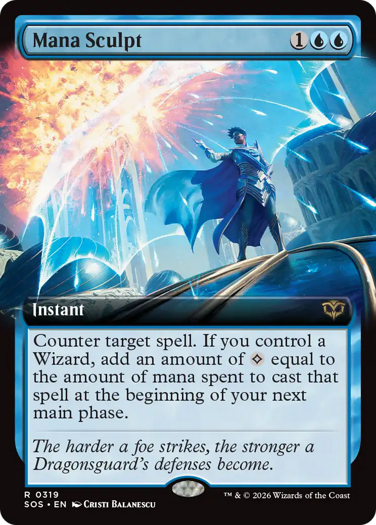 Mana Sculpt (Extended Art) [Secrets of Strixhaven] | Shuffle n Cut Hobbies & Games