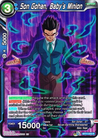 Son Gohan, Baby's Minion (BT11-035) [Vermilion Bloodline 2nd Edition] | Shuffle n Cut Hobbies & Games
