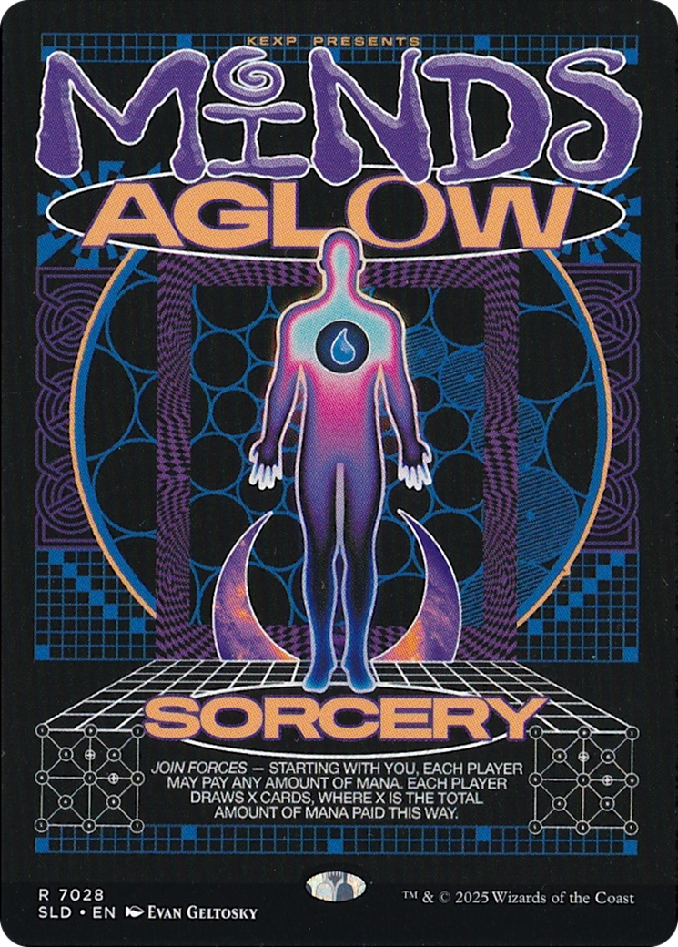Minds Aglow (Rainbow Foil) [Secret Lair Drop Series] | Shuffle n Cut Hobbies & Games