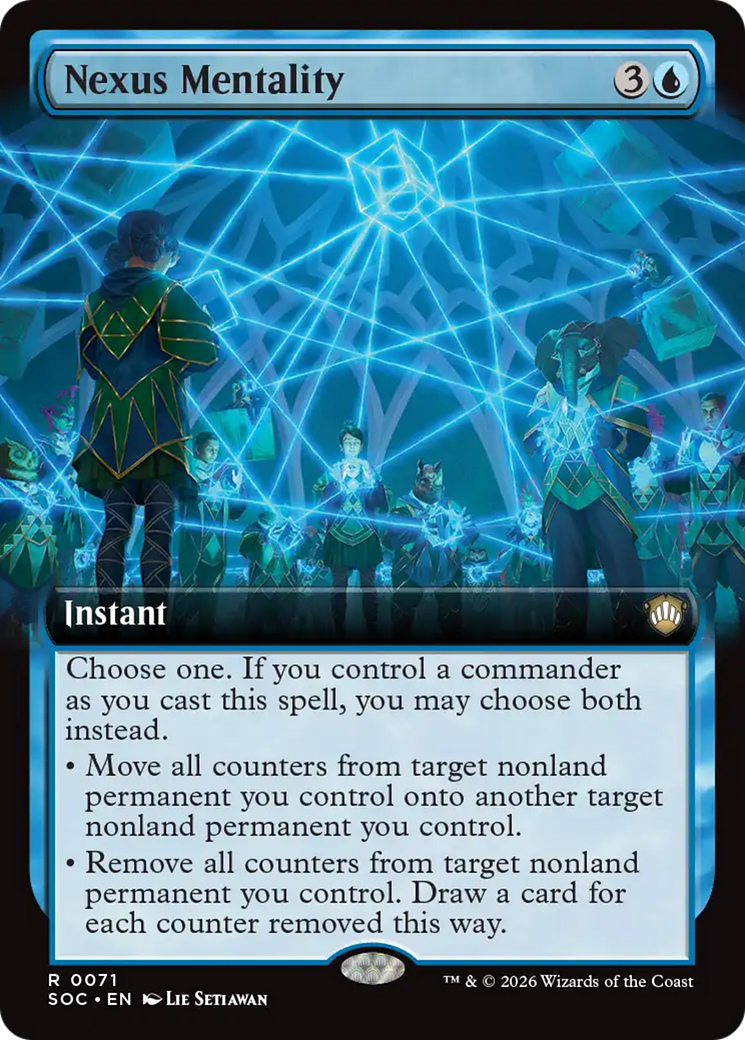 Nexus Mentality (Extended Art) [Secrets of Strixhaven Commander] | Shuffle n Cut Hobbies & Games