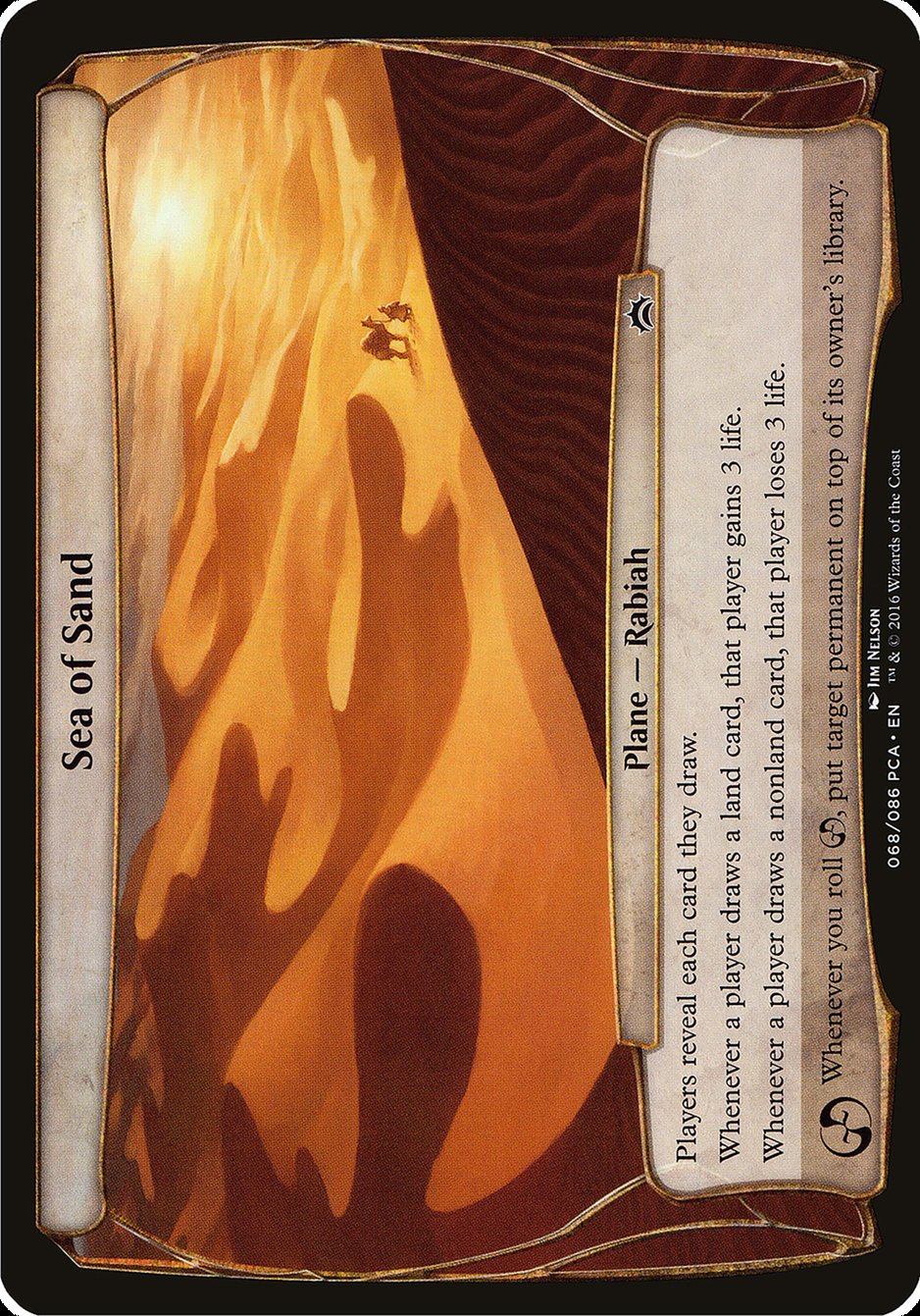 Sea of Sand (Planes) [Planechase Anthology Planes] | Shuffle n Cut Hobbies & Games