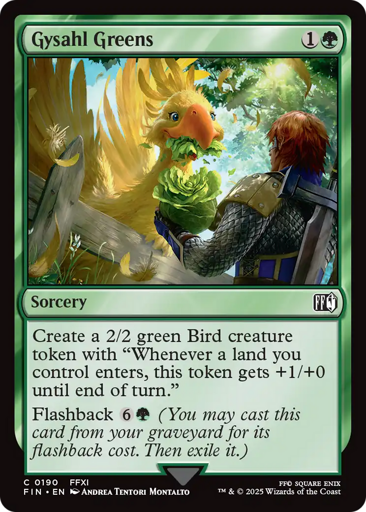 Gysahl Greens [FINAL FANTASY] | Shuffle n Cut Hobbies & Games