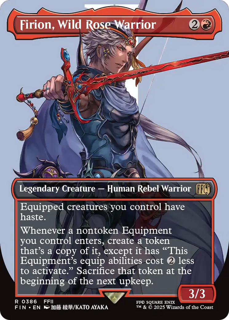 Firion, Wild Rose Warrior (Borderless) [FINAL FANTASY] | Shuffle n Cut Hobbies & Games