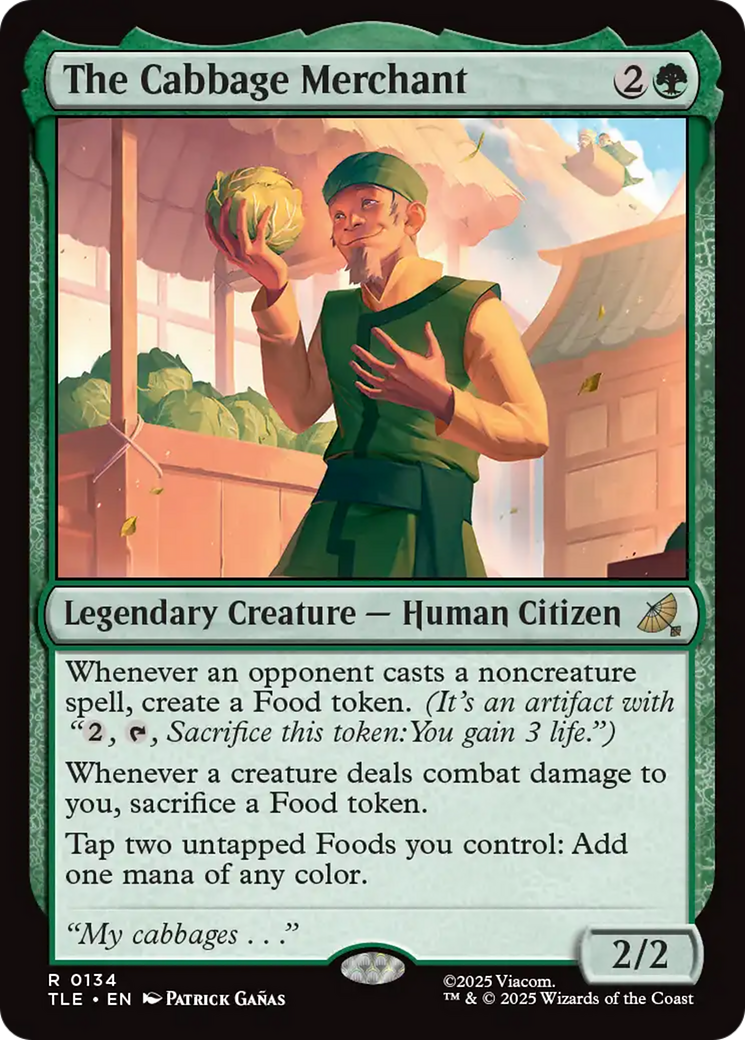 The Cabbage Merchant [Avatar: The Last Airbender: Eternal-Legal] | Shuffle n Cut Hobbies & Games