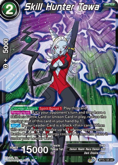 Skill Hunter Towa (BT15-125) [Saiyan Showdown] | Shuffle n Cut Hobbies & Games
