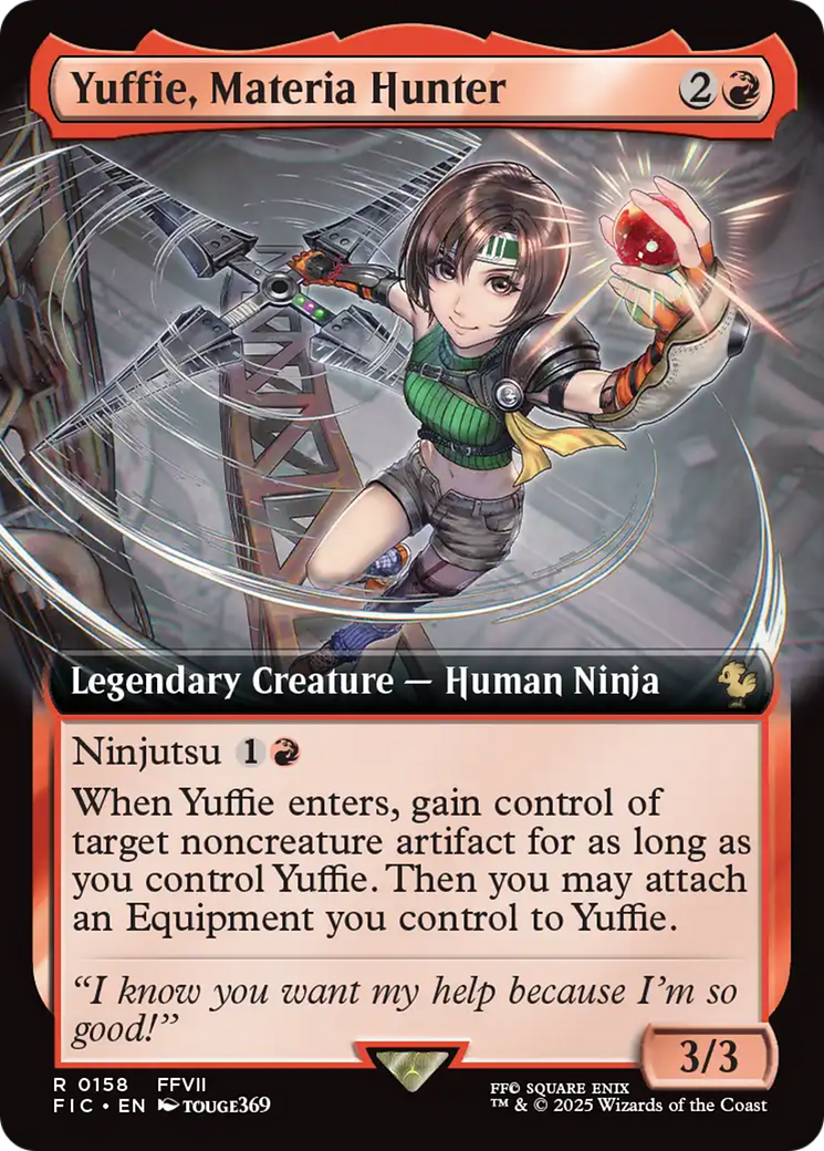 Yuffie, Materia Hunter (Extended Art) [FINAL FANTASY Commander] | Shuffle n Cut Hobbies & Games