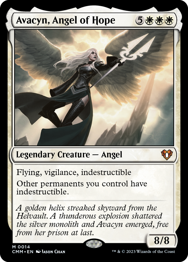 Avacyn, Angel of Hope [Commander Masters] | Shuffle n Cut Hobbies & Games