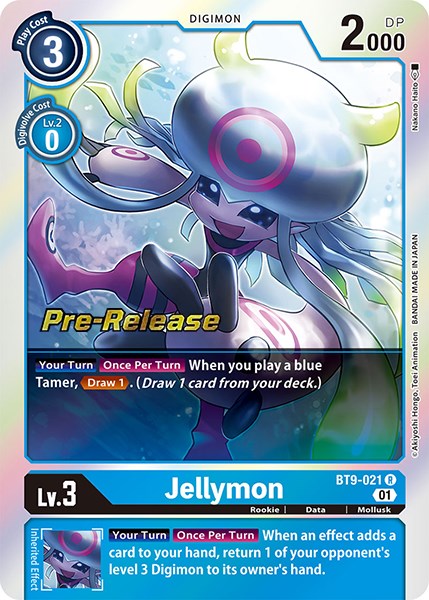 Jellymon [BT9-021] [X Record Pre-Release Promos] | Shuffle n Cut Hobbies & Games
