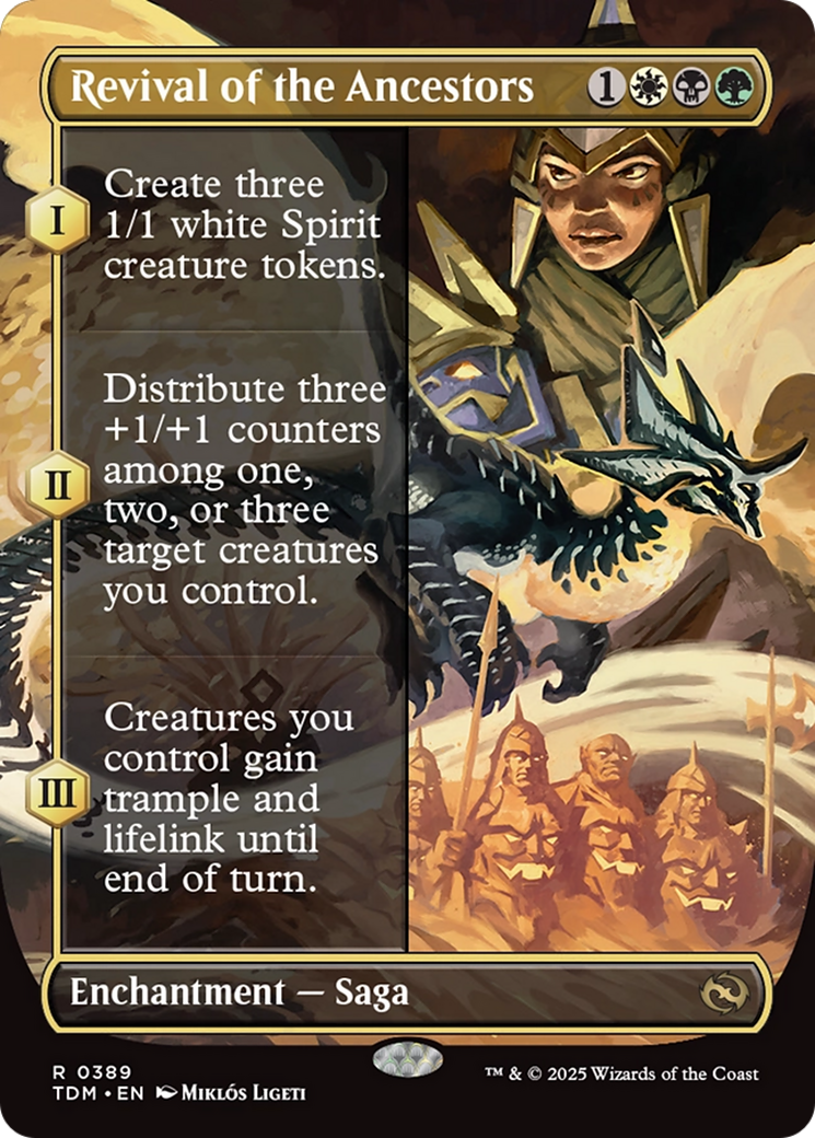 Revival of the Ancestors (Borderless) [Tarkir: Dragonstorm] | Shuffle n Cut Hobbies & Games