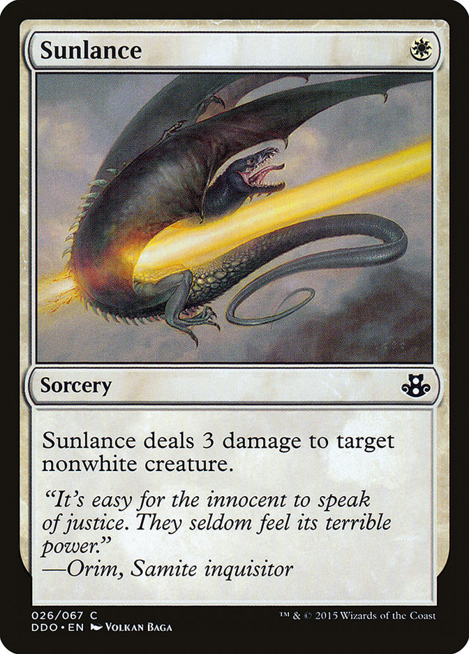 Sunlance [Duel Decks: Elspeth vs. Kiora] | Shuffle n Cut Hobbies & Games